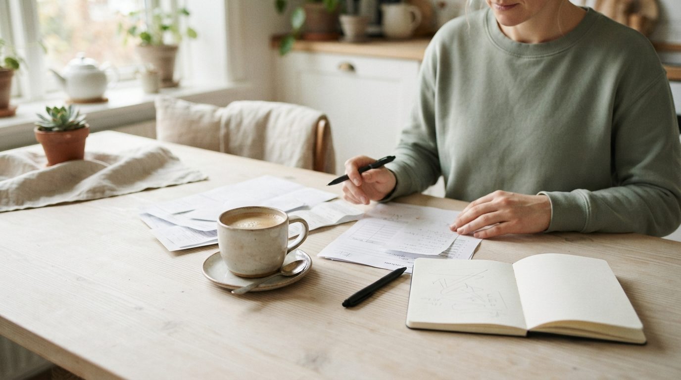 Illustration til emnet: Budget og faste udgifter